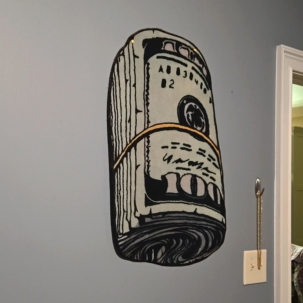 $100 bill rug or wall tapestry